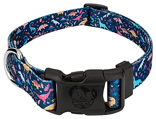 Dinosaur Dog Collar 14 Country Brook Petz - Deluxe Dinosaurs Dog Collar - Made ...