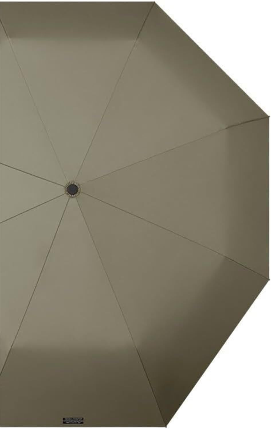 Portable Umbrella for Travel Large Solid Color Folding Automatic Umbrella with Extended Fiber Ribs, 8 Rib Travel Umbrella Umbrella Outdoor(Black)