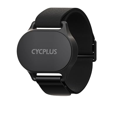 CYCPLUS Heart Rate Monitor Armband,Bluetooth 5.1 ANT+ HR Monitor with HR Zone LED Indicator, IP67 Waterproof, Use for Running Cycling Gym and Other Sports (2025 Upgraded Model)