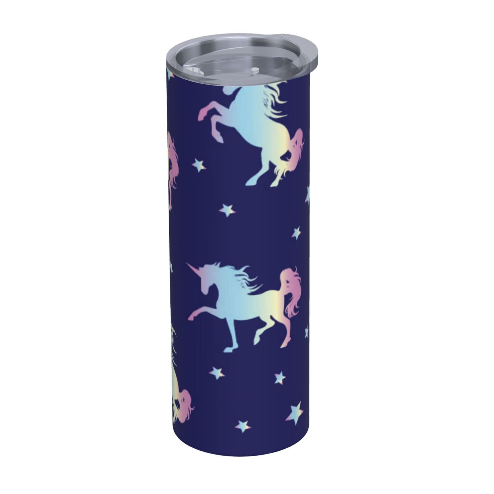 Makachen Unicorn Stainless Steel Vacuum Insulated Coffee Tumbler Cup Travel Mug 20 OZ for Home Office, Sport, Party, Gifts - Image 2
