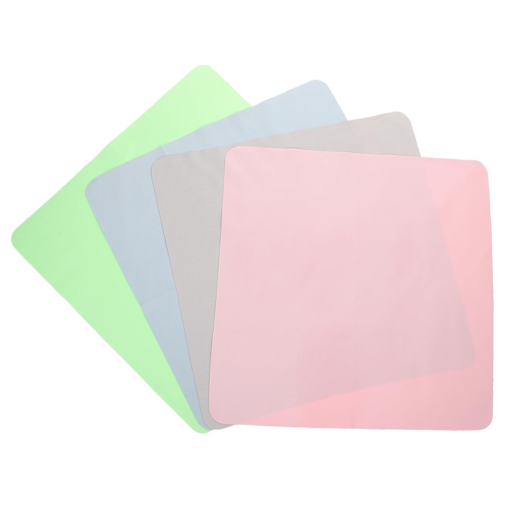 Healeved 20piezas Paquete De Paños De Limpieza Para Gafas y Pantallas Microfibra Suave Para Móviles Cámaras Ordenadores y Joyas Sin Rayaduras Ni Manchas