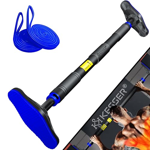 KESSER® Klimmzugstange Türrahmen verstellbar, Pull Up Bar Heimturnhalle,...