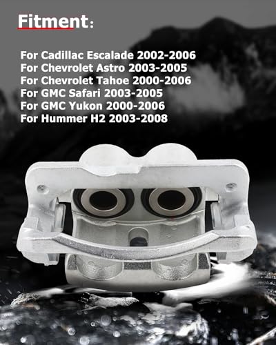 Image of cciyu 18-B4729 18-B4728 Front Left & Right Brake Calipers Assembly w /Bracket For Cadillac 2002-2006,For Chevrolet 1999-2008,For GMC 1999-2008