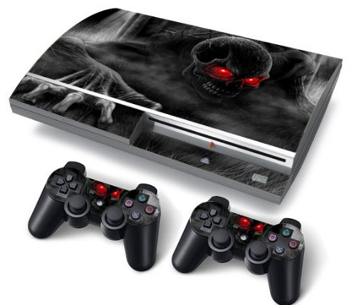 PS3 Fat COMPLET CORPS Accessoire d'enveloppe autocollants couverture de peau Decal pour PS3 fat Playstation (Demon)