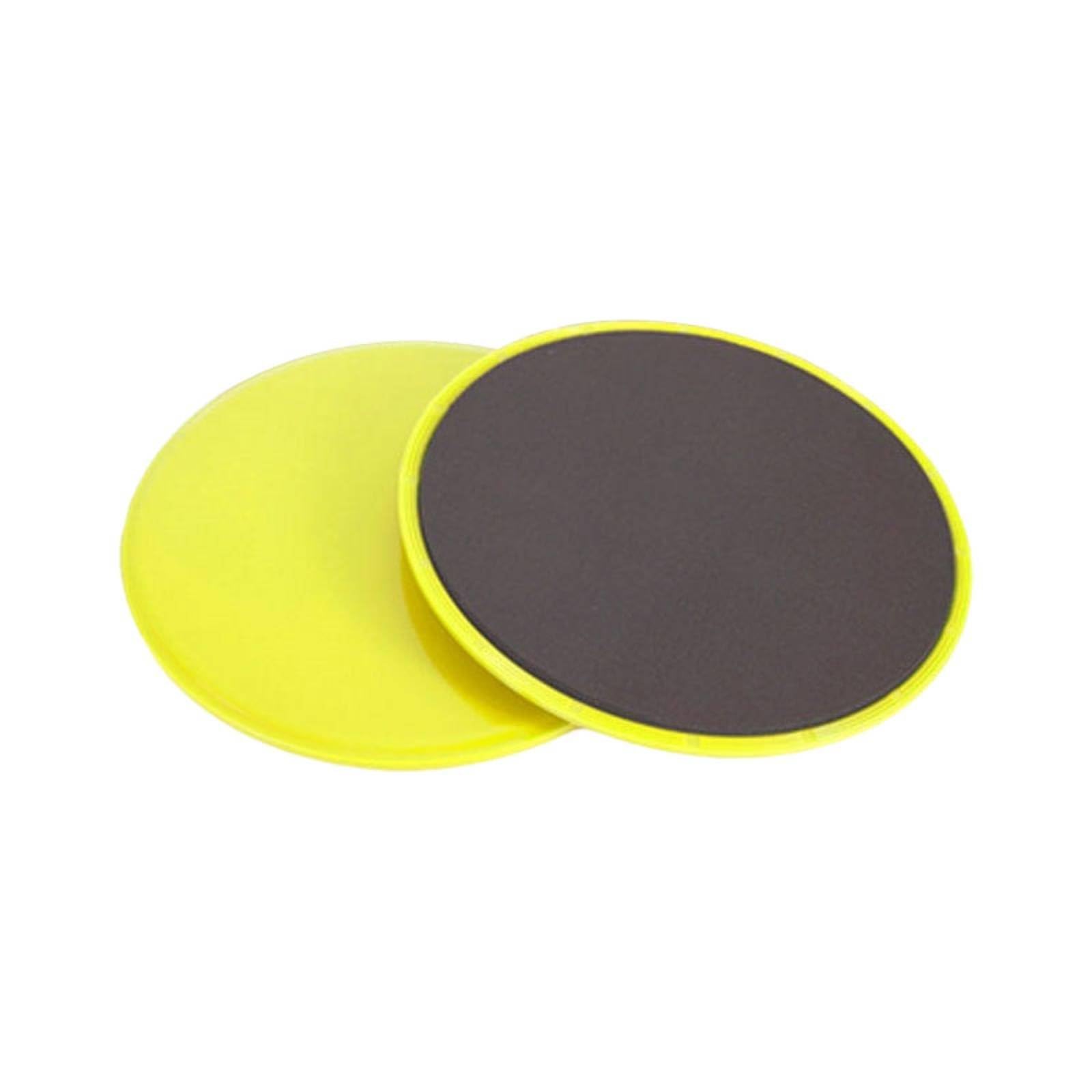 Ojiva® 2 Pieces Quiet Gliding Disc Abdominal Workouts Exercise Gliding Disc Low Effect Ab Training Slider Anti-Slip, Yellow-image-13