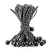 CARTMAN Ball Bungee, 11-Inch Canopy Ties 30pk, Black