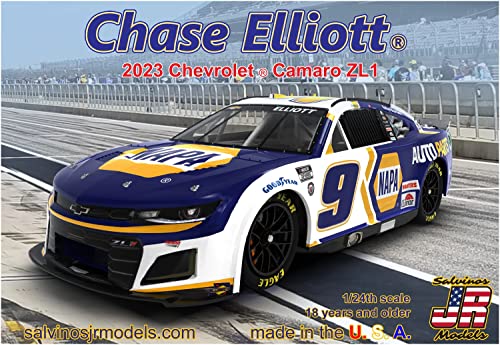 Sarvinos J/R Model 1/24 NASCAR Camaro ZL1 Hendrix 2023 miniatura 2