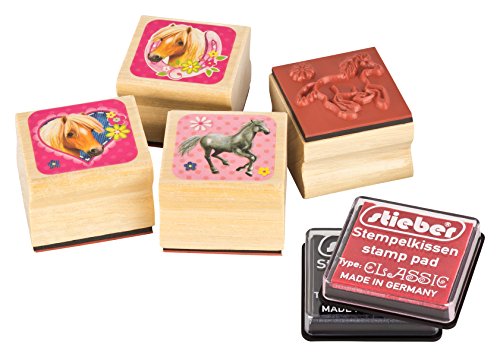Preisvergleich Produktbild stieber Stempelset 6-teilig Pferde