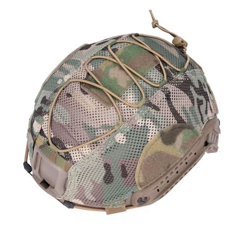 EXCELLENT ELITE SPANKER Tactical Helmet Cover Fast Helmet Cloth for Fast PJ/MH Helmet in Size M/L for Airsoft Helmet -Without Helmet(Multicam)