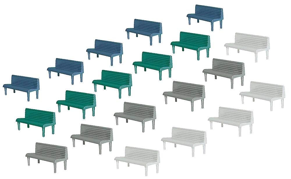 FALLER Benches (20) Model Kit HO Gauge 180441