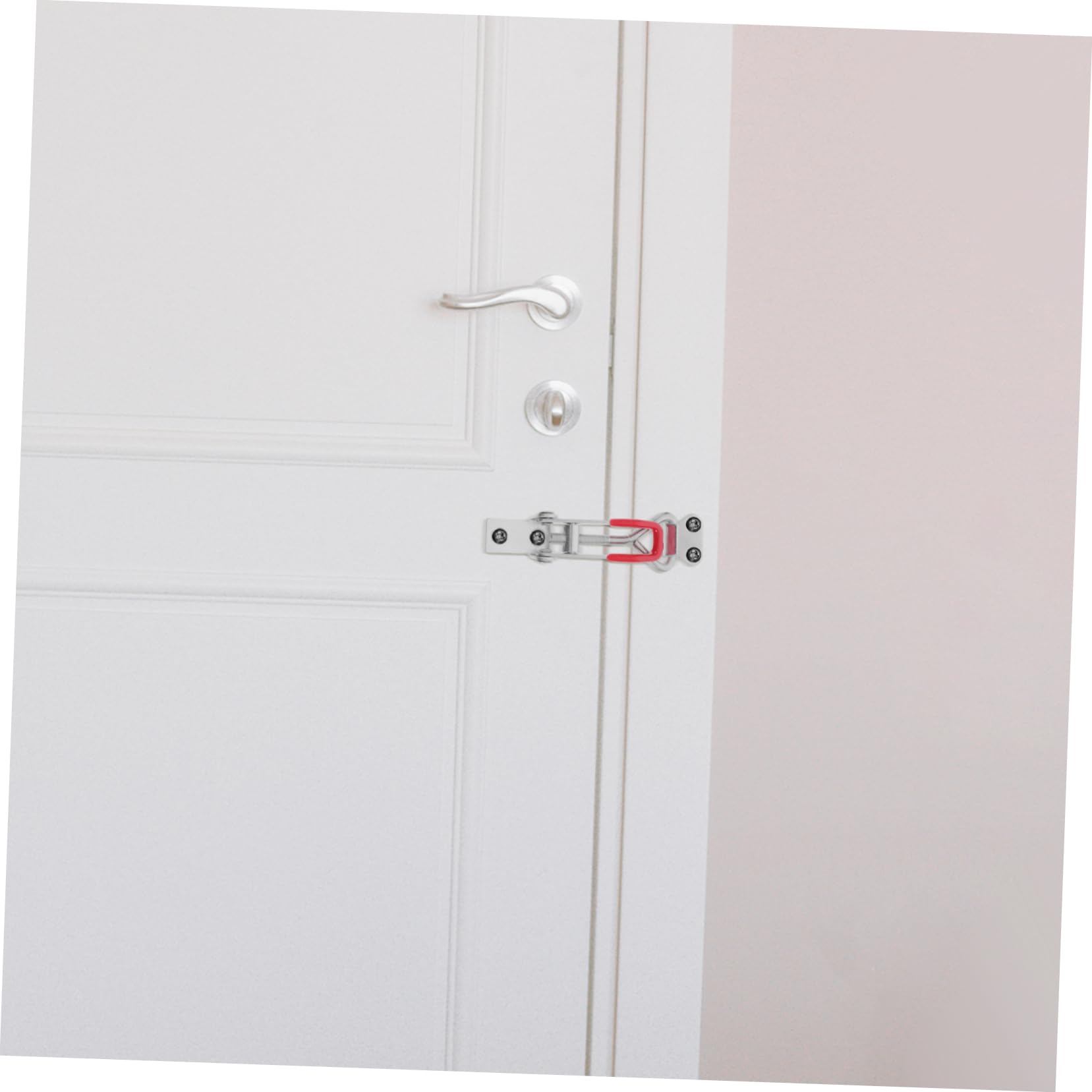 MUCKLILY 4pcs Pull Latch Jig Toggle Latches for Door Lock Freezer Door Latches Hasp Toggle Latches Heavy Duty Latches Clamps Toggle Latches Clamps Lock Latches Silver Galvanized Iron