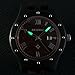 BEWELL Wood Watches for Men Date Display Quartz Analog Lumious Pointers (Ebony and Red Sandalwood)