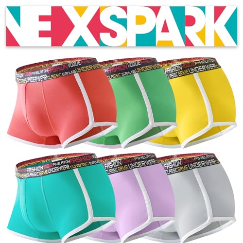 Men's Underwear Briefs Comfort Lightweight Modal Trunks No Fly Boxer Briefs Short Leg 3D U-Pouch3