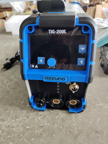 AZZUNO TIG Welder 200Amp With Pulse, 5-in-1 DC TIG/PULSE TIG/COLD/SPOT TIG/STICK, 110V&220V Dual Voltage TIG Welding Machine with Large LED Display