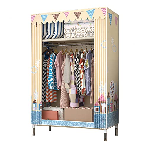 Armario portátil plegable para dormitorio pequeño y ordenado 2