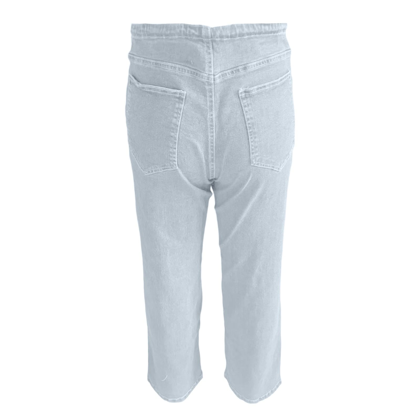 Jeans Damen Weites Bein Jeanshose Klassisch Wide Leg Baggy Straight Fit Flared Stretch Freizeit Loose Denim 80Er Jahre