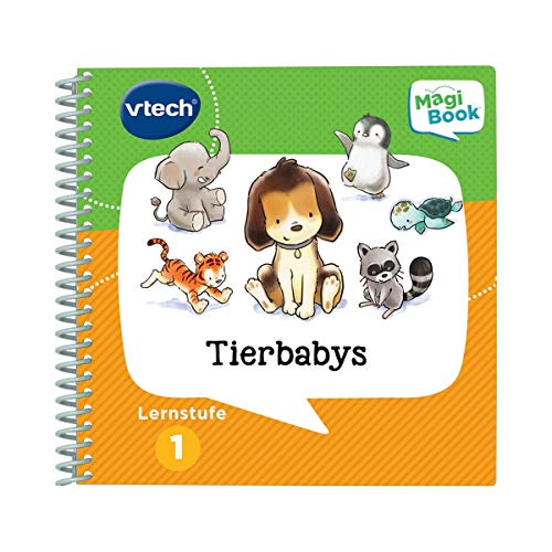 VTech 80-480004 Lernstufe 1 - Tierbabys Magibook; Lernbuch; Lernbücher
