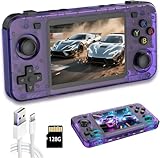 Nuova console da gioco R36H, console portatile per videogiochi con schermo IPS da 3,5", scheda integrata da 128 GB e 20.000 giochi, sistema open source Linux, 128 g