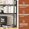 HUATOL Desktop Bookshelf for Computer Desk, 2-Tier Multipurpose Wood Countertop Bookshelf, Wooden Desktop Bookcase, Multipurpose Freestanding Storage Rack Display Shelf for Office, Home Decor, Black