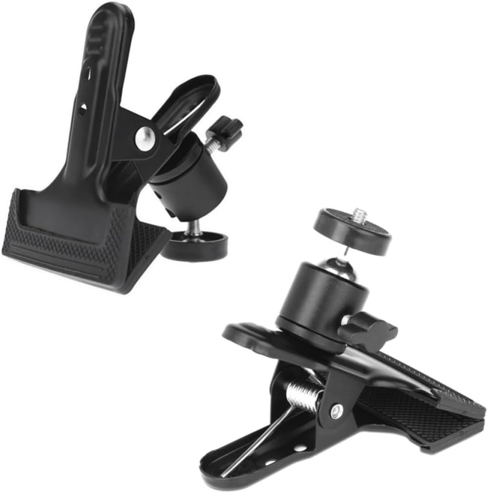 Black Camera Clip Clamp for Flash Devices, Outdoor Photography
