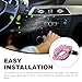 Downhill 4 PCS Car Air Vent Clips, Bling Lip Air Conditioning Outlet Fresheners, Diamond Conditioner Perfume Decrotive Clips, Universal Car Interior Accessories for Women (Pink)