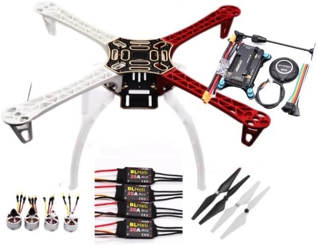 Miniatura 8 de Accesorios para drones APM2.8 para controlador de vuelo Ardupilot + para M8N GPS brújula integrada + soporte GPS + amortiguador para cuadricóptero
