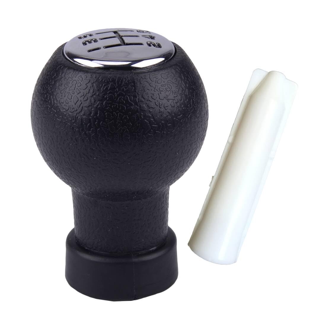 DSIUYT 5Speed Plastic Manual Gear Shift Knob with Inner Stick Lever Sleeve Compatible for Suzuki Swift SX4