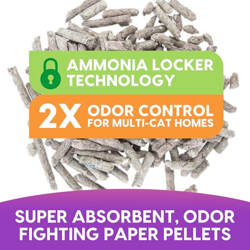 Image of Fresh News Multi-Cat Pellet Non-Clumping Paper Cat Litter, 25 Pound