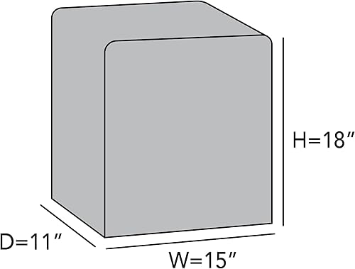 Vista 47 de Covermates Keepsakes - Funda rectangular para electrodomésticos, protección contra el polvo, resistente a las manchas, lavable, funda para Poliéster