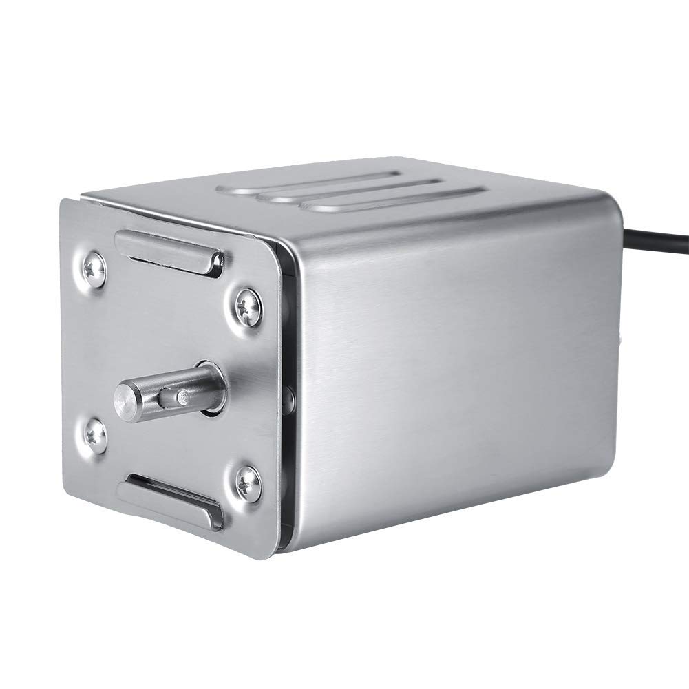 Motor de barbacoa, motor de asador de barbacoa de acero inoxidable de 110 V, asador eléctrico, parrilla de carne asada, motor de asador de repuesto para exteriores, carga nominal, 50-70 KGF, 8