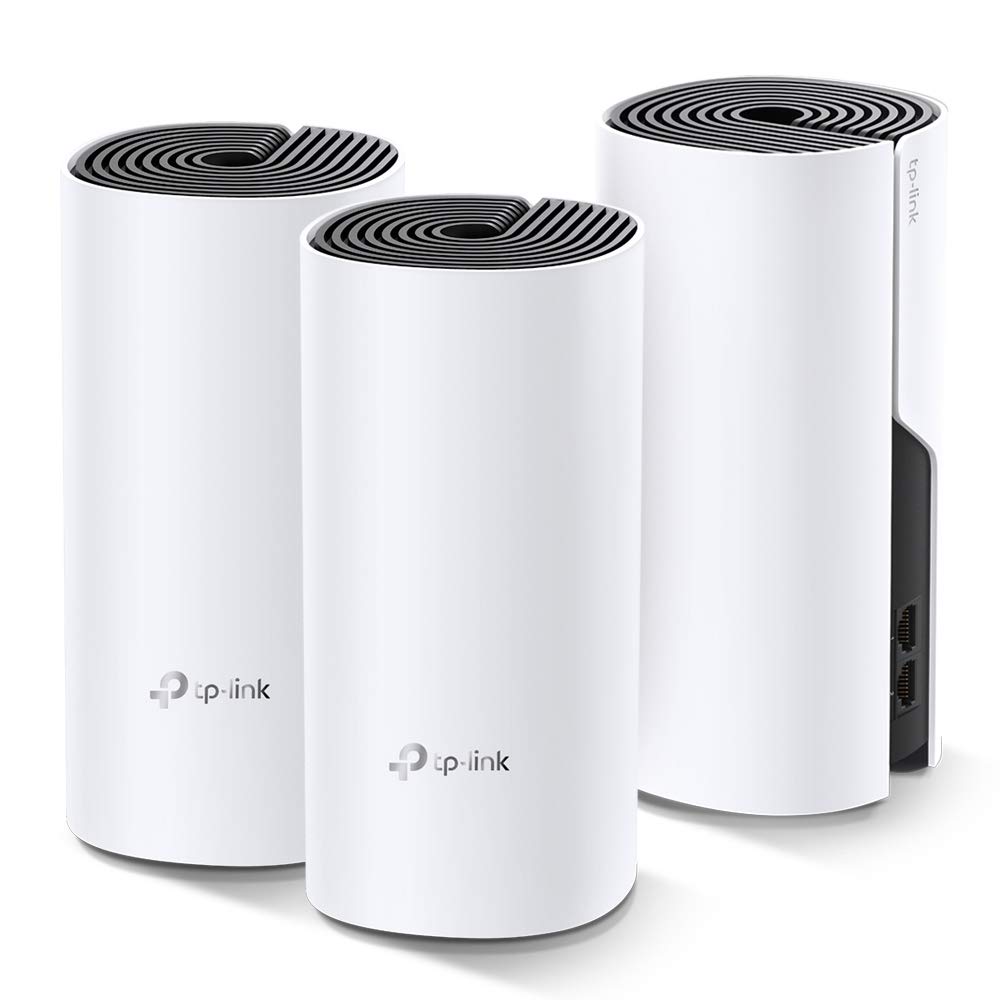 TP-Link Deco M4 Mesh WLAN Set (3er Pack) & Powerline Adapter Set TL-PA7017P KIT