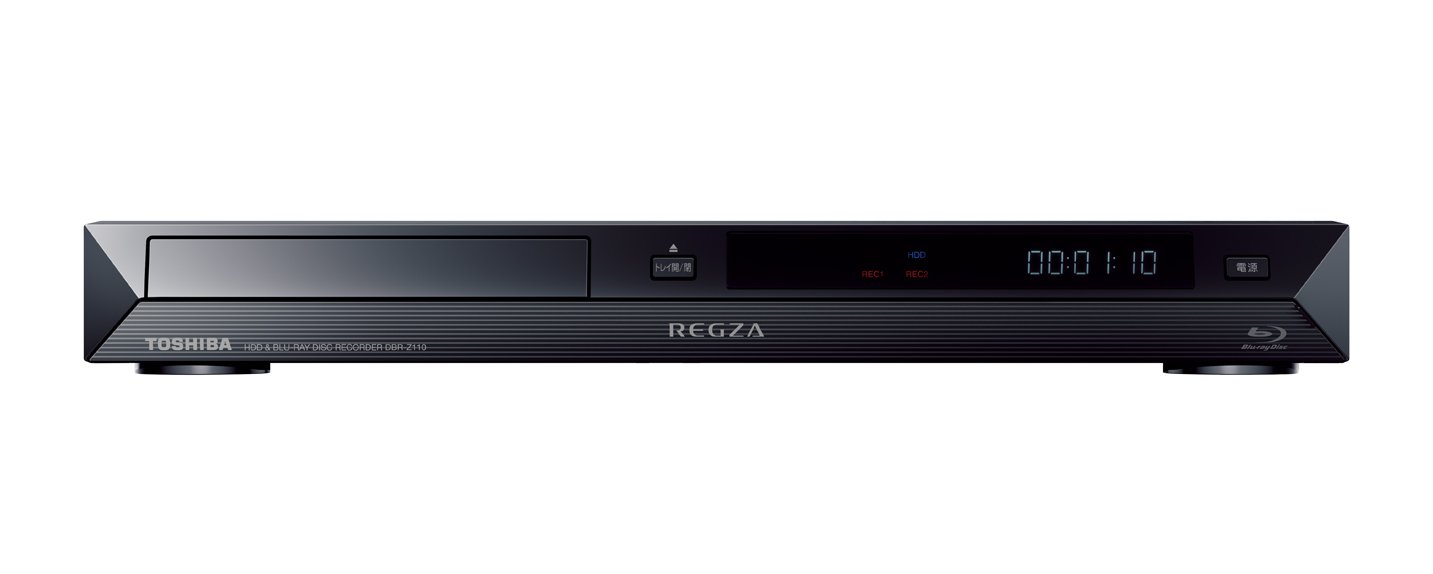 HDD1TB 2番組録画 ブルーレイレコーダ REGZA DBR-Z110 - レコーダー