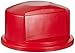 Rubbermaid Commercial Heavy-Duty BRUTE Dome Swing Top Door Lid for 32 Gallon Waste/Utility Containers, Plastic, Red (FG263788RED)