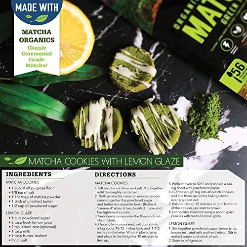 image for Pure Organic Ceremonial Grade Matcha Green Tea Powder Extract – 100%