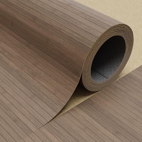 DE-COmmerce Fertigparkett aus Bambus FLEXBAMBOO Muster 20x25 cm Bodenbelag mit rutschhemmender Rückenausstattung | Farbe: Taupe