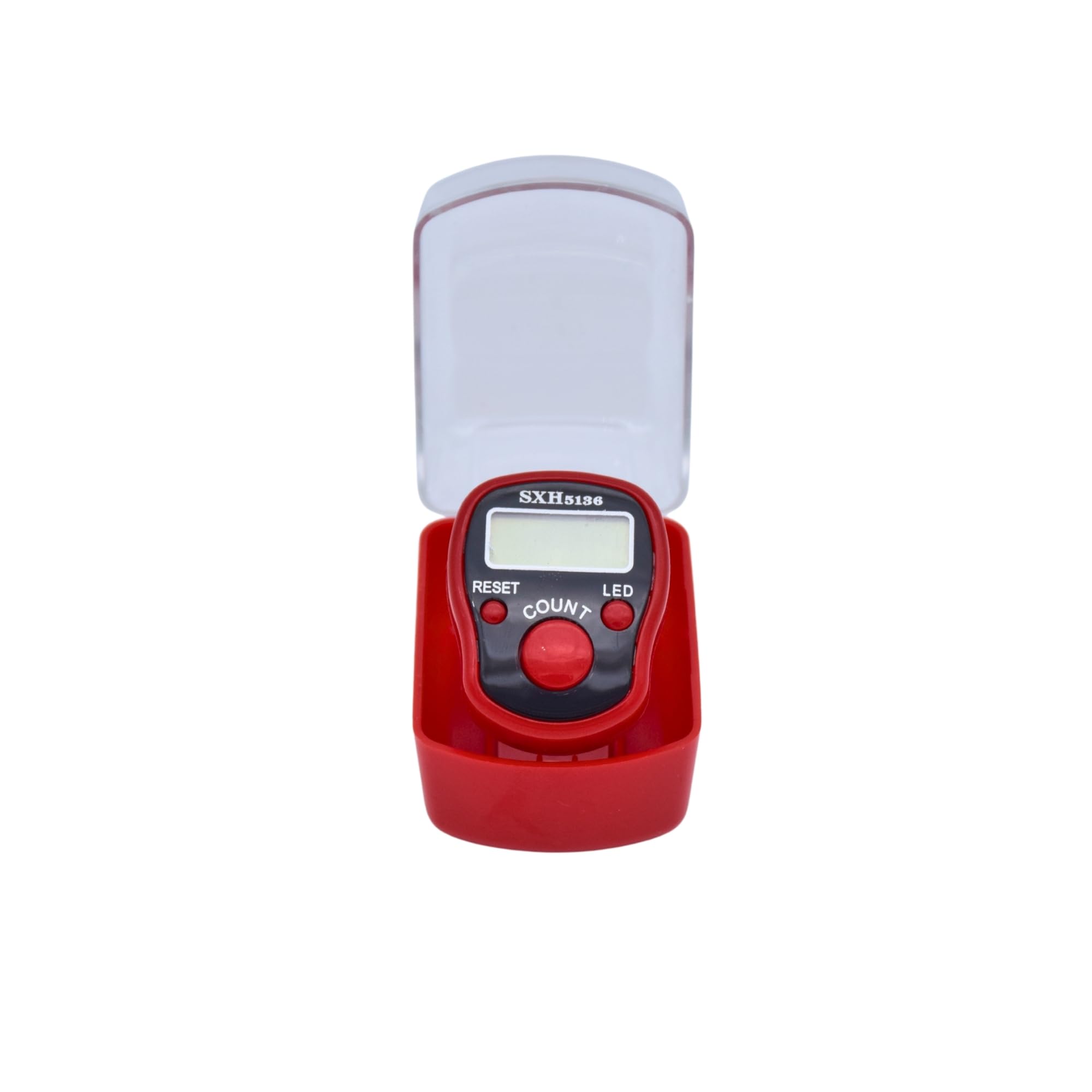 Puja Samagri Ghar Digital Finger Counter with LED | Electronic Japa Mala Counter for Chanting, Prayer, Tasbeeh & Meditation | Compact Size 4.06 x 3.81 cm-image-5