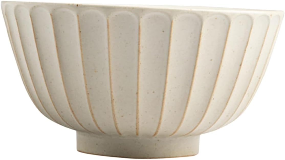 Large Ceramic Ramen Bowl Set Japanese Salad and Soup Bowl for Home Kitchen for Pasta and Cereal