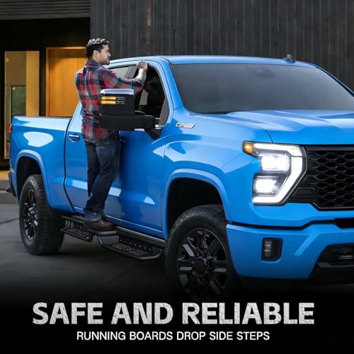 Estribos laterales para Chevy Silverado y GMC Sierra 2019-2026 miniatura 4