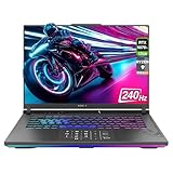  ASUS ROG Strix G16 Ordinateur portable de jeu, AMD Ryzen 9-9955HX, 32 Go de RAM DDR5, 2 To PCIe SSD, écran 16\