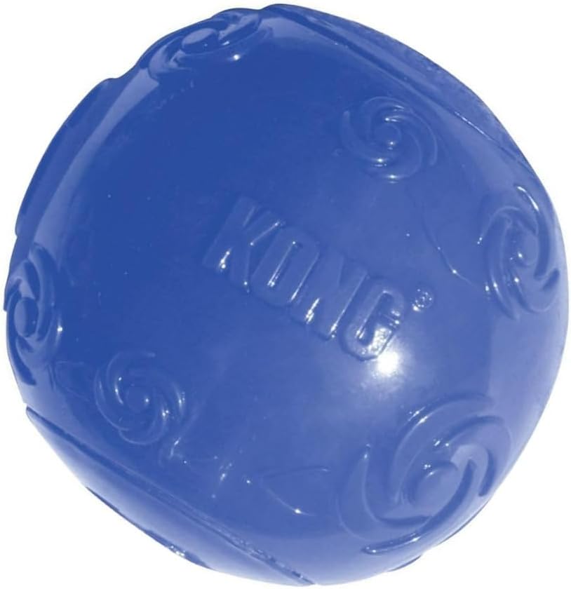 Kong Squeezz Ball Dog Toy - Assorted X-Large (3.5" Diameter) - Pack of 3