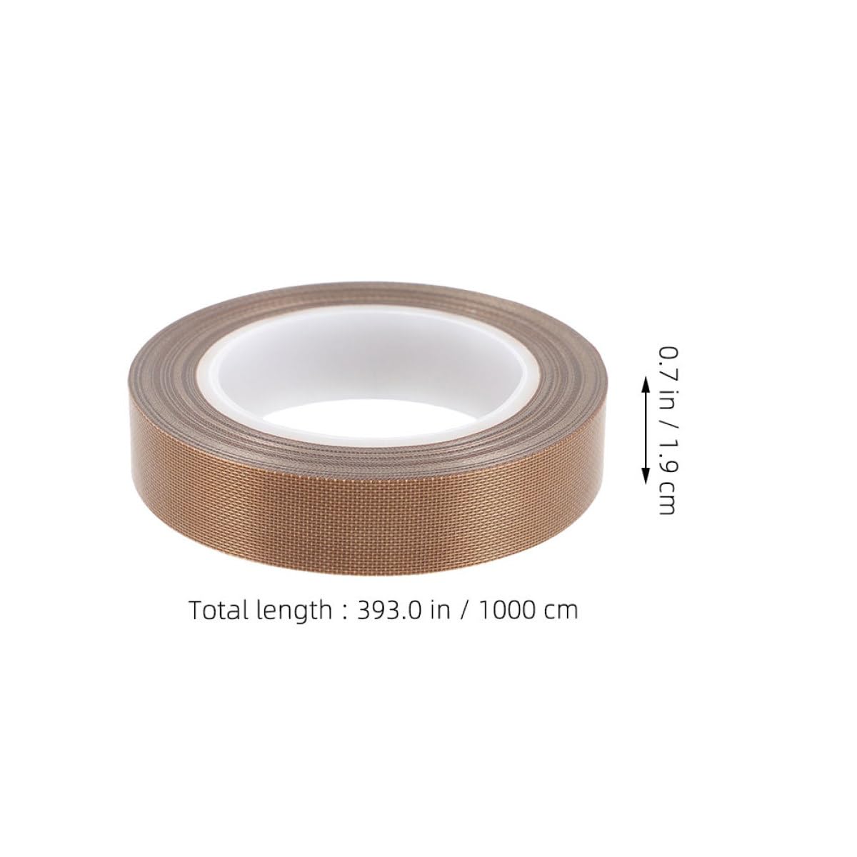 KICHOUSE PTFE Tape 19mm X 10m Heat Insulation Sealer Tape for Vacuum Sealer High Temperature Resistant