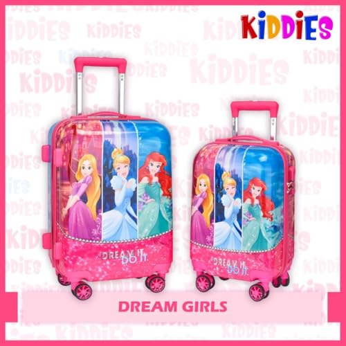 Image of ADSON PC Kids Trolley 360 Rotating Luggage 360 Wheels Non-Breakable Exclusive Edition 20 Inch Kids Hardsided Suitcase with 4 Wheels, 360 Wheel Travel Trolley Bag