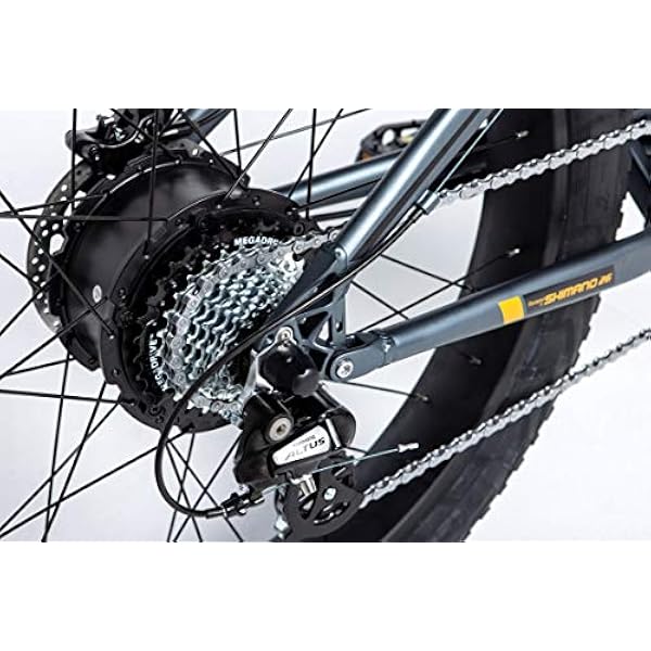 Moma Bikes E-FAT26PRO - Bicicleta Eléctrica Fatbike, Full SHIMANO Altus 8v, Frenos de Disco Hidráulicos, Batería Litio integrada y extraíble de 48V 13Ah