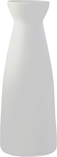 Miniatura 1 de Jarrón de cerámica blanca, jarrón minimalista moderno, jarrón de cerámica blanca de hierba de las pampas, jarrón decorativo moderno, estilo bohemio