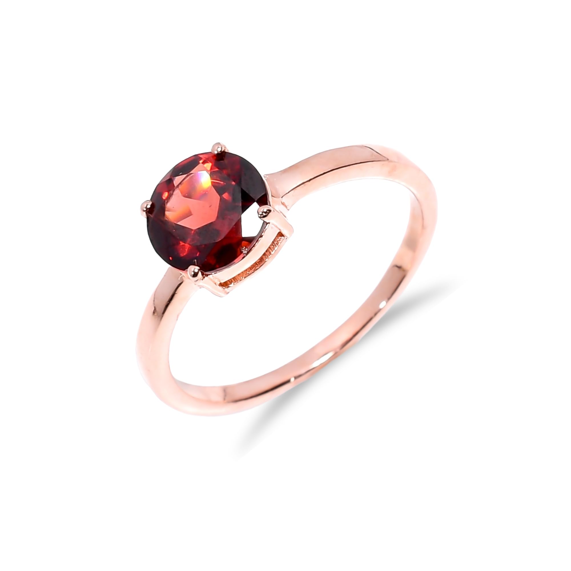 Bague de déclaration solitaire en argent pour un mariage bohème