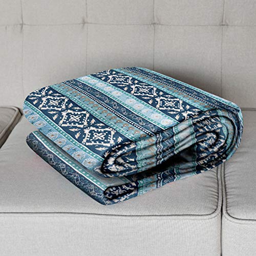Newlake Quilted Throw Blanket For Bed Couch Sofa, Boho Chic Pattern, 60X78 Inch #TOP1