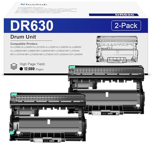Tambour DR630 résout les traces noires sur Brother HL-L2340DW et MFC-L2700DW
