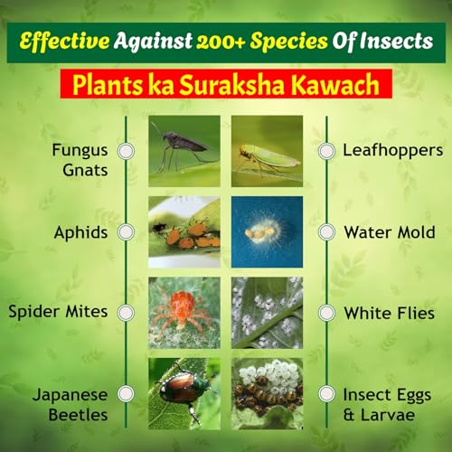 Image of Garden Genie Cold Pressed Water Soluble Neem Oil for Spray on Plants, Neem Oil for Plant to Control Insects, Pests and Fungus in Garden, 500 ml (Pack of 2-250 ml)