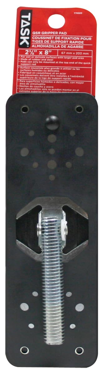 Task Tools T74523 2-5/8-Inch by 8-Inch Top Gripper Pad for Quick Support Rods, Large