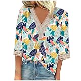 Top smoké les femmes Tops à manches 3/4 pour femmes Boulons saree à cou de bateau d'été pour femmes tops smocks longs t-shirts pour femmes couche de cou cou de cou 3/4 Haut de manches pour femmes Cardigan à manches 3/4 pour femmes plus cardigans légers pour femmes 3/4 manches manches 3/4 Vneck Cardigan blanc 3/4 à manches de manche pour les femmes en section légère Mujer